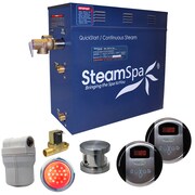STEAMSPA Royal 4.5 KW Bath Generator with Auto Drain in Brushed Nickel RY450BN-A